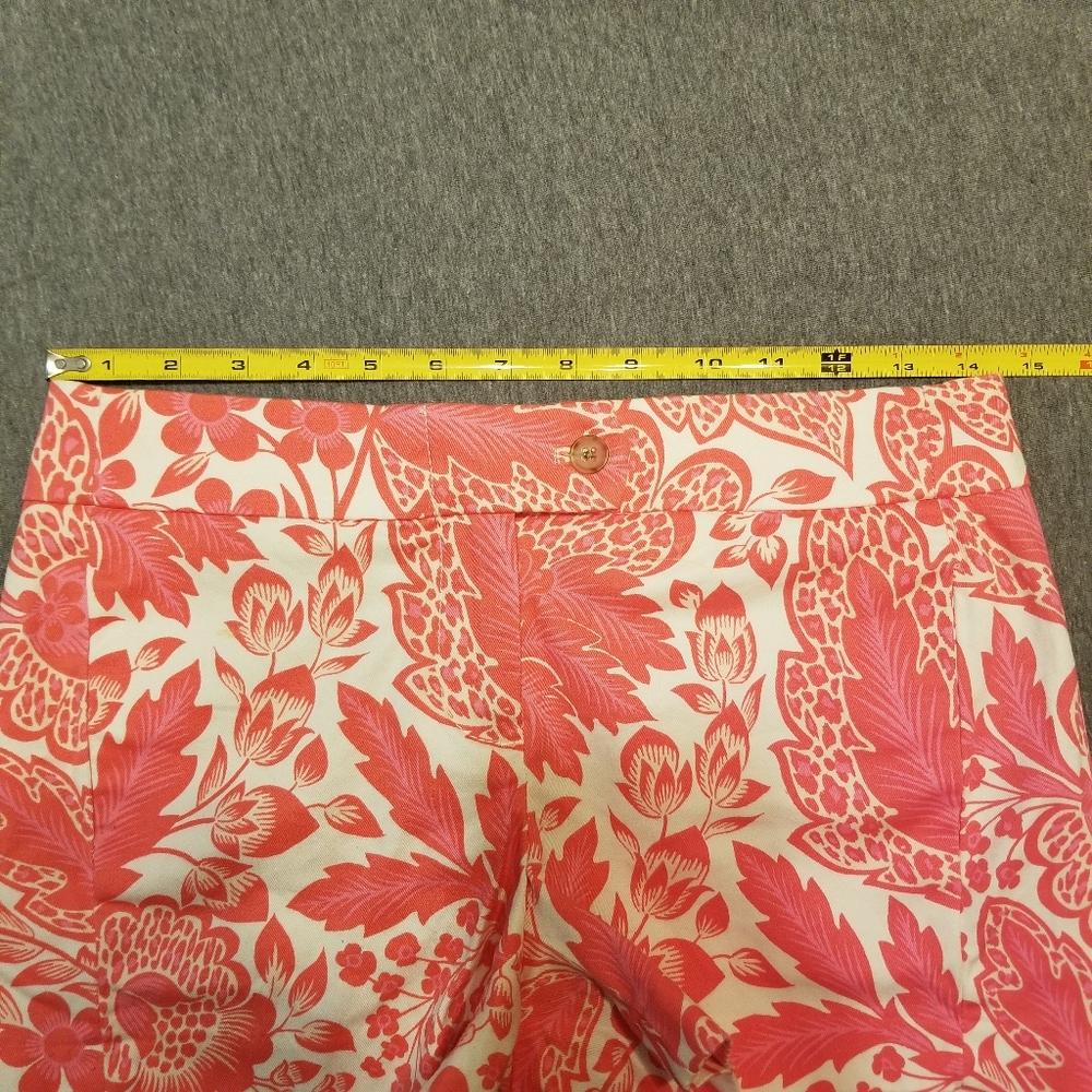 *SOLD* J. Crew stretch pink floral shorts size 00 EUC - Picture 4 of 7